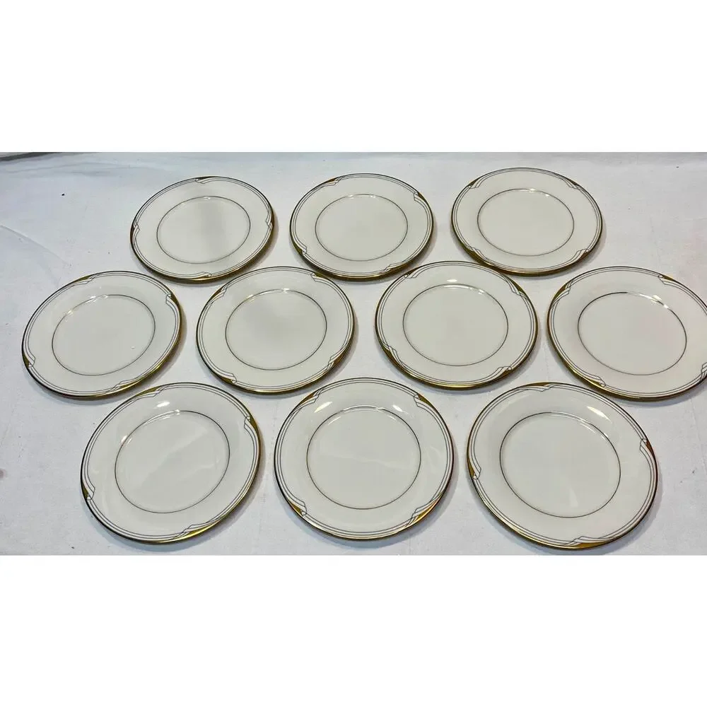 Noritake Golden Cover Dessert/Salad Plates 6.5